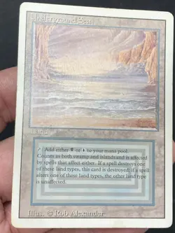 ***Underground Sea (Indents & Inked Edges)*** MTG Revised Magic Kid Icarus - Image 3