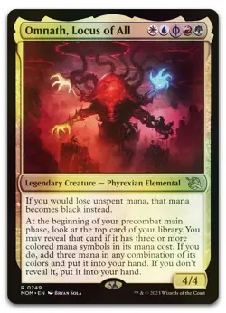 Omnath, Locus of All #249 (Foil) (NM) March of the Machine MOM Magic MTG - Image 1