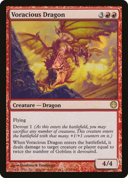 Voracious Dragon #56 (MP) Knights vs Dragons DDG Magic MTG - Image 1