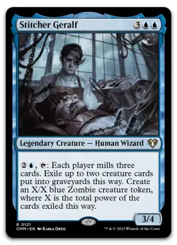 Stitcher Geralf #121 (NM) Commander Masters CMM Magic MTG - Image 1