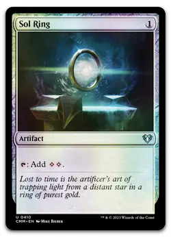 Sol Ring #410 (Foil) (NM) Commander Masters CMM Magic MTG - Image 1