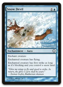 Snow Devil #100 (NM) Coldsnap Reprints CTD Magic MTG - Image 1