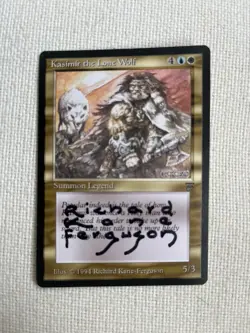 Painted Artist Proof Kasimir The Lone Wolf Richard Kane Ferguson MTG AP RKF - Image 2