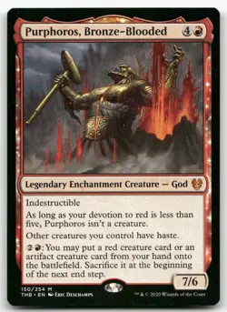 Purphoros, Bronze-Blooded #150 (NM) Theros Beyond Death THB Magic MTG - Image 1