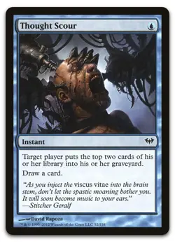 Thought Scour #52 (NM) Dark Ascension DKA Magic MTG - Image 1