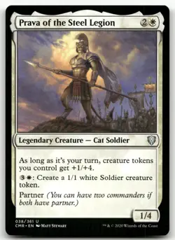 Prava of the Steel Legion #38 (NM) Commander Legends CMR Magic MTG - Image 1