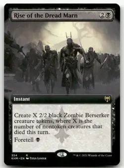 Rise of the Dread Marn (Extended Art) #354 (NM) Kaldheim KHM Magic MTG - Image 1