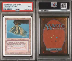 1994 MAGIC THE GATHERING MTG VOLCANIC ISLAND REVISED PSA 9 - Image 3
