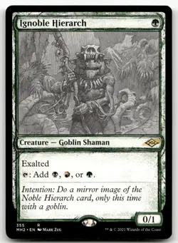 Ignoble Hierarch (Showcase) #355 (NM) Modern Horizons 2 MH2 Magic MTG - Image 1