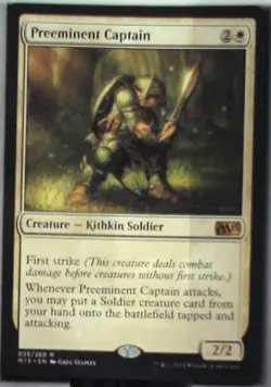 Preeminent Captain - Magic 2015 (M15): #25, Magic: The Gathering Nm R113 - Image 1