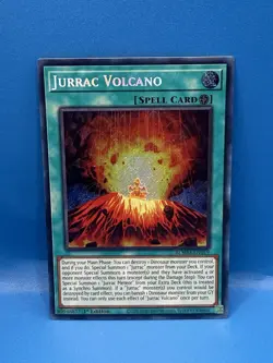 Yugioh! Jurrac Volcano BLMM-EN019 Secret Rare Battles of Legend Monster Mayhem - Image 1