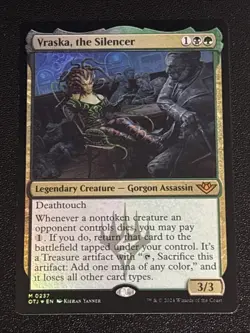 MTG Outlaws of Thunder Junction Vraska, the Silencer Foil 0237 NM Mythic - Image 1