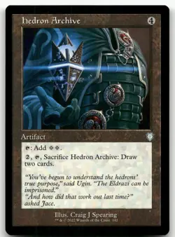 Hedron Archive (Retro Frame) #142 (NM) Brothers' War BRC Magic MTG - Image 1