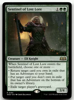 Sentinel of Lost Lore #184 (NM) Wilds of Eldraine WOE Magic MTG - Image 1