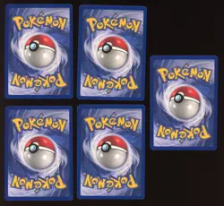 2000 WOTC POKEMON LEAGUE MEW #8 BLACK STAR PROMO LOT OF 5 CARDS UNPLAYED - Image 3