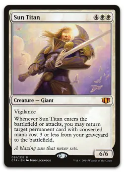 Sun Titan #91 (NM) Commander 2014 C14 Magic MTG - Image 1