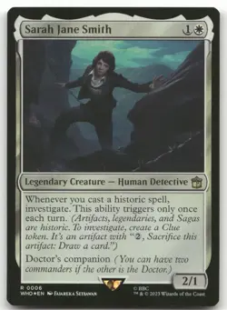 Sarah Jane Smith #6 (Foil) (NM) Doctor Who WHO Magic MTG - Image 1