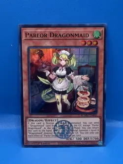 BLMM-EN060 "Parlor Dragonmaid" Emblazoned Ultra Rare YuGiOh! - Image 1