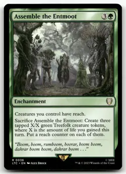 Assemble the Entmoot #36 (NM) Lord of the Rings LTC Magic MTG - Image 1