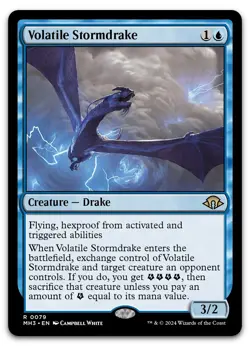 Volatile Stormdrake #79 (NM) Modern Horizons 3 MH3 Magic MTG - Image 1