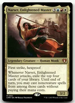 Narset, Enlightened Master #931 (NM) Commander Masters CMM Magic MTG - Image 1