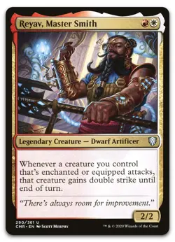 Reyav, Master Smith #290 (NM) Commander Legends CMR Magic MTG - Image 1
