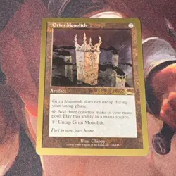 Grim Monolith X1 Mtg World Championships Lp - Image 1