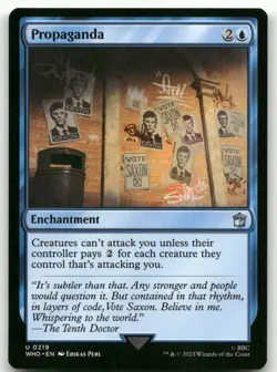 Propaganda #219 (NM) Doctor Who WHO Magic MTG - Image 1