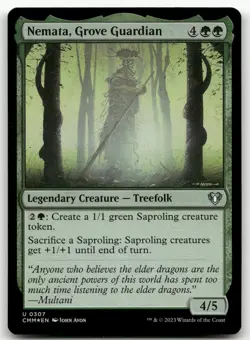 Nemata, Grove Guardian #307 (Foil) (NM) Commander Masters CMM Magic MTG - Image 1