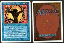 ***French German Spell Blast Pestilence White Border Test Print*** MTG Summer - Image 1