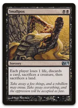Smallpox #108 (NM) Magic 2012 (M12) M12 Magic MTG - Image 1