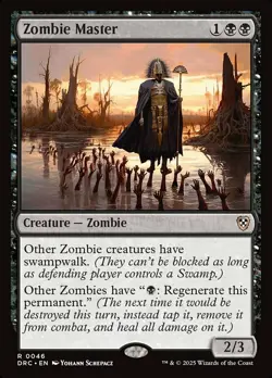 1 x Zombie Master - Commander: Aetherdrift - NM-Mint - MTG - Image 1
