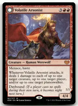 Volatile Arsonist #181 (NM) Crimson Vow VOW Magic MTG - Image 1