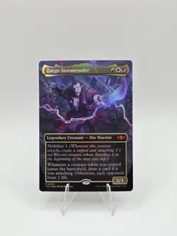 Zurgo Stormrender (Borderless) Commander: Tarkir: Dragonstorm Foil Near Mint - Image 1