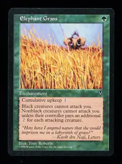 * * 1x Elephant Grass x1 * * Visions MTG NM Near Mint - Image 1