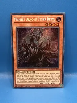 Yugioh - Primite Dragon Ether Beryl BLMM-EN130 1st Editoin Secret Rare - Image 1