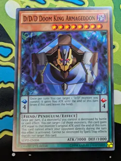 D/D/D Doom King Armageddon SDPD-EN006 - Common - YuGiOh - Image 1