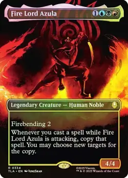 Fire Lord Azula *Foil Borderless* - TLA-BF - NM - Magic The Gathering - MTG - Image 1