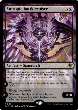 Entropic Battlecruiser Non-Foil Edge of Eternities 99 NM MTG - Image 1