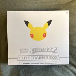 Pokemon TCG Celebrations Elite Trainer Box 25th Anniversary English - Image 1