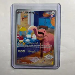 Lickitung 180/162 Illustration Rare Temporal Forces Pokemon Near Mint - Image 1