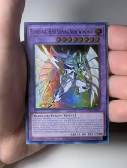 Yugioh Elemental HERO Shining Neos Wingman POTE-EN041 Ultra Rare Unl NM - Image 1