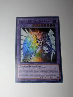 Yugioh Elemental HERO Shining Neos Wingman POTE-EN041 Ultra Rare Unl NM - Image 2