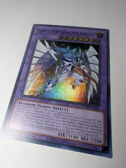 Yugioh Elemental HERO Shining Neos Wingman POTE-EN041 Ultra Rare Unl NM - Image 3