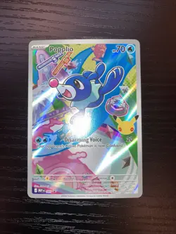 Popplio 045 First Partner Illustration Collection Promo Pokemon English NM MEP - Image 2