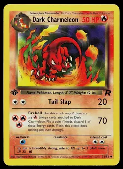 Pokemon Card - Dark Charmeleon Team Rocket 32/82 Uncommon 1st Edition - Image 1