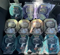 Pokemon TCG Slaking,Tyranitar & Darkrai - Lot Of 11 New Sealed Collectors Tins - Image 1