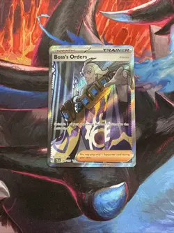 Pokemon Boss's Orders Ghetsis Ultra Rare Full Art Holo 248/193 Sv02 Card - Image 1