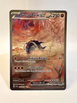 Great Tusk EX 246/198 Illustration Rare ⭐⭐ SV01: Scarlet & Violet Pokemon TCG - Image 1