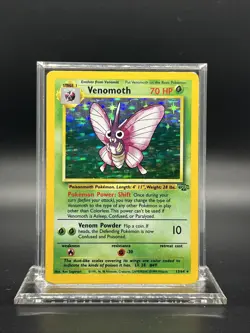Pokemon Venomoth 13/64 Jungle Holo - HEAVY PLAY - Image 1